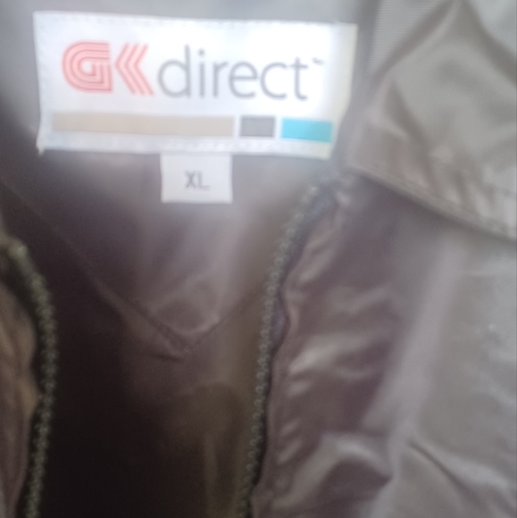 GK Services Men's XL Black Full Zip  Lined Uniform Work Jacket New. GK Services - Picture 6 of 9